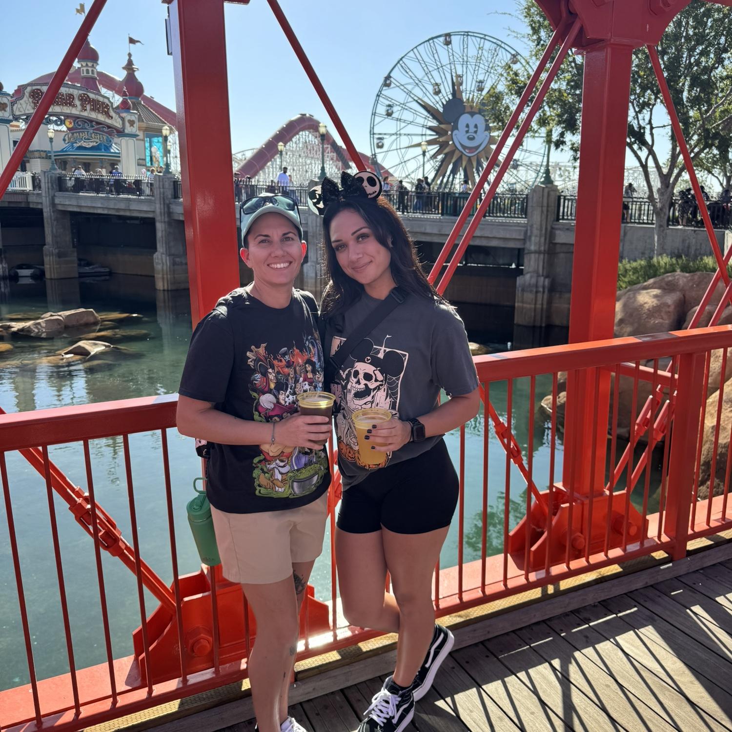 One of our first pictures together had to be at Disneyland!
