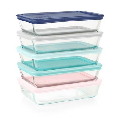 Pyrex 10pc Glass Meal Prep Set