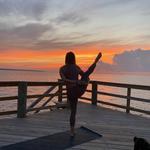 Enjoy a yoga class