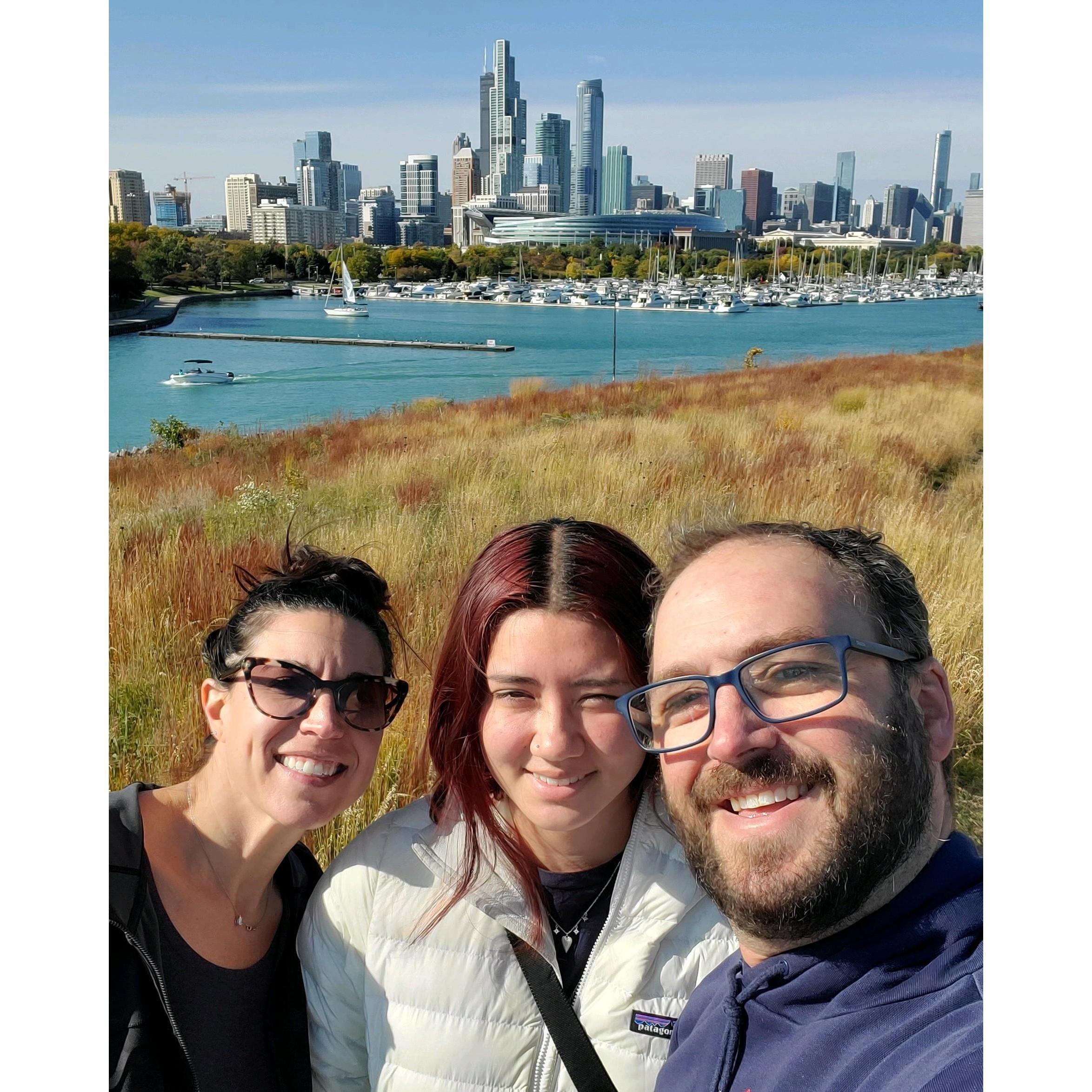 Grabbing some skyline views at northerly island.