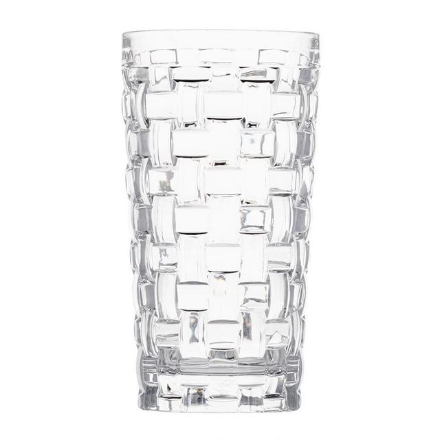 Basketweave Highball Glass, Set of 4