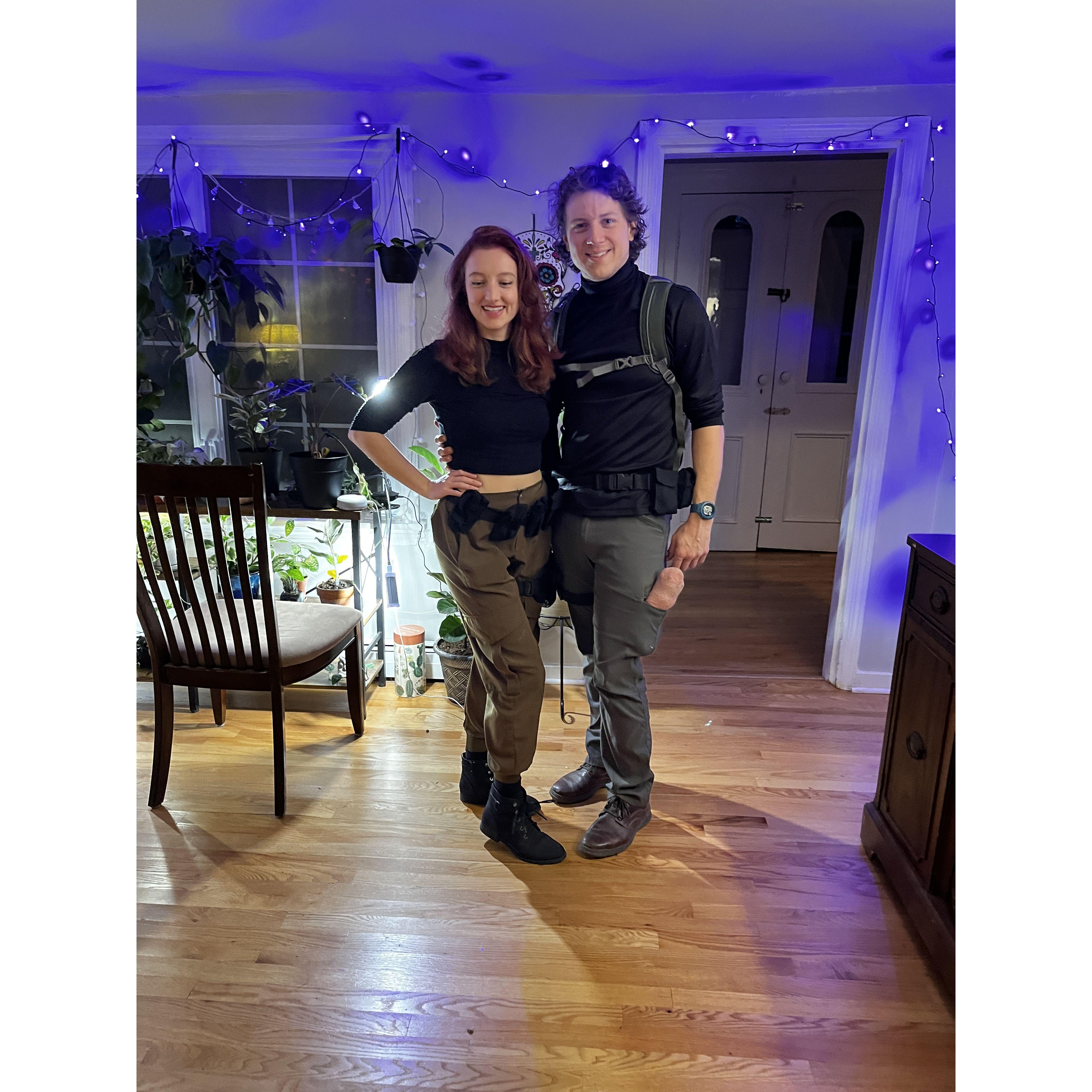 Halloween 2022, Kim Possible & Ron Stoppable ft Rufus in Ron's pocket