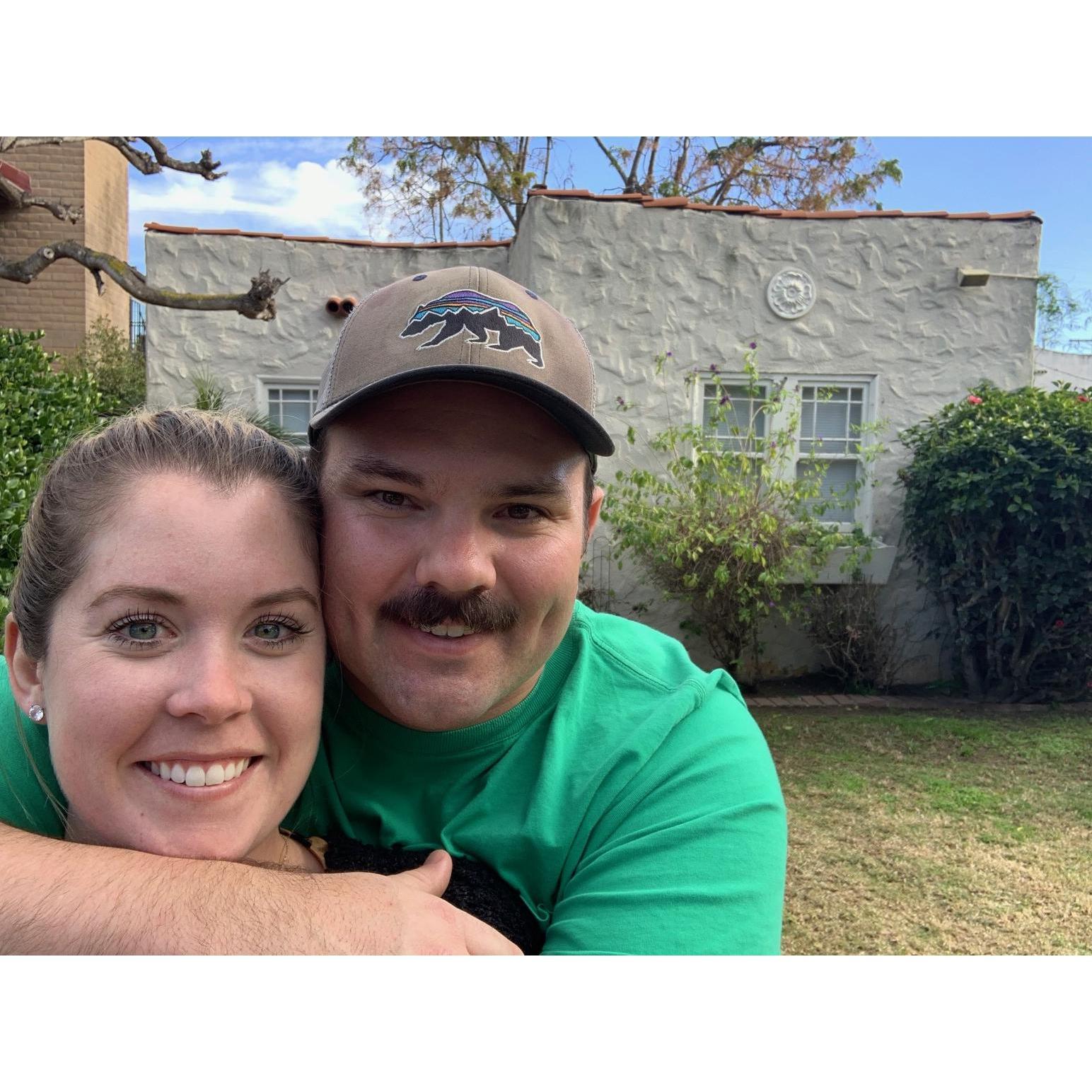 Before Jerry's old house was torn down in Coronado, CA. July 2020.