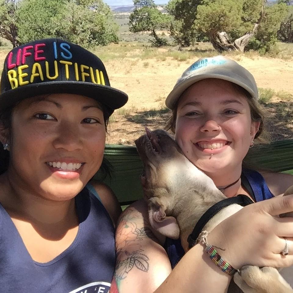 Ludo's first camping trip, Moab, 2017