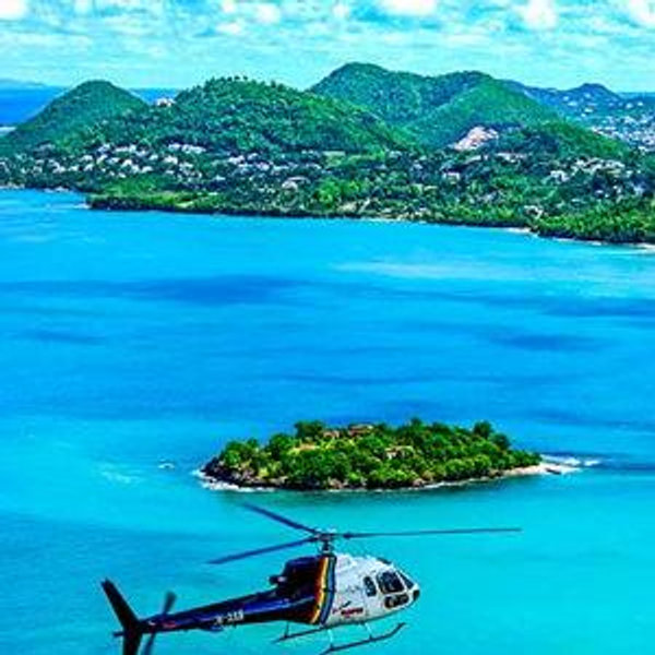 Helicopter Tour over St Lucia