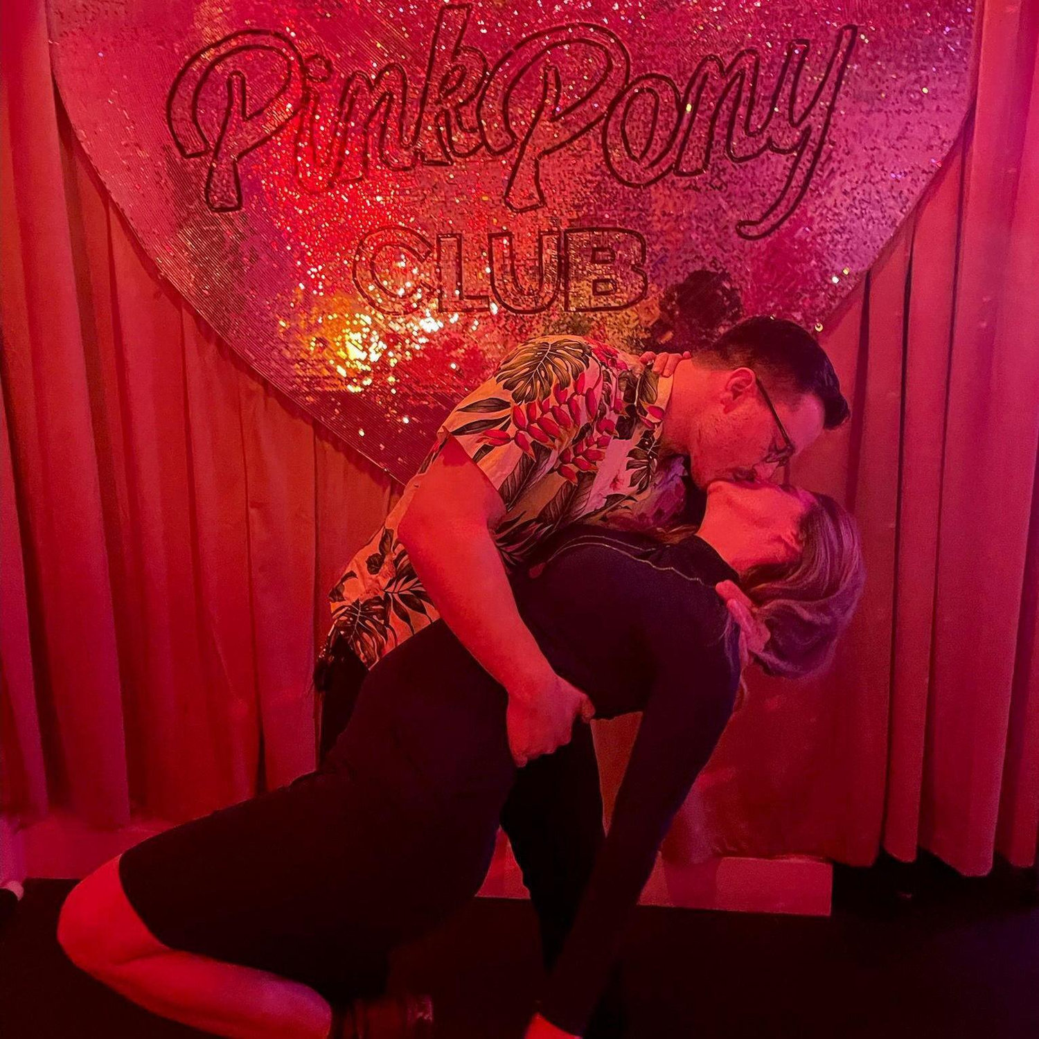 We love dancing.