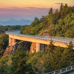 Drive along the Blue Ridge Parkway