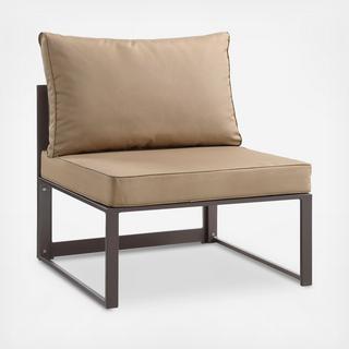 Fortuna Armless Outdoor Patio Sofa
