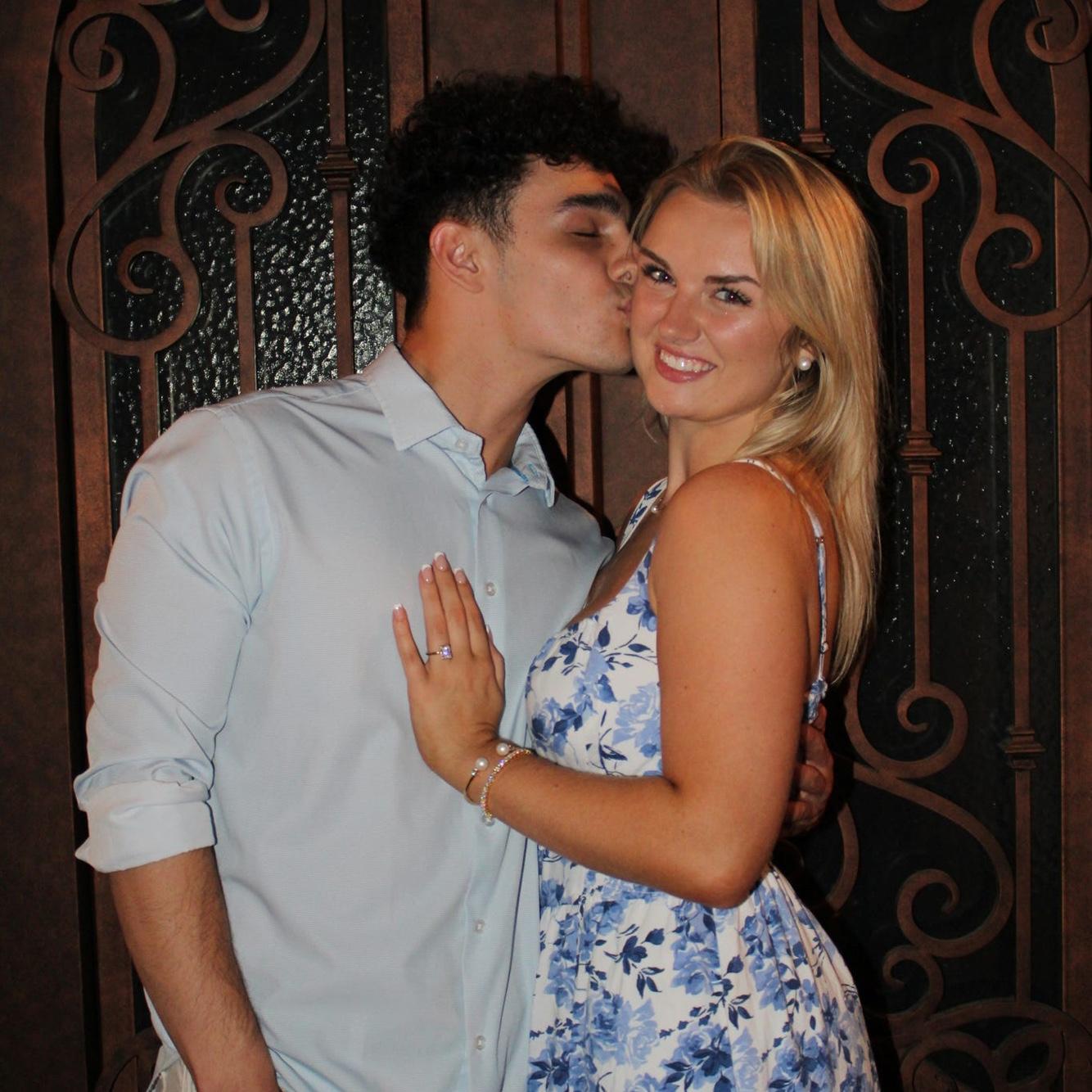 The night we got engaged! June 19, 2024