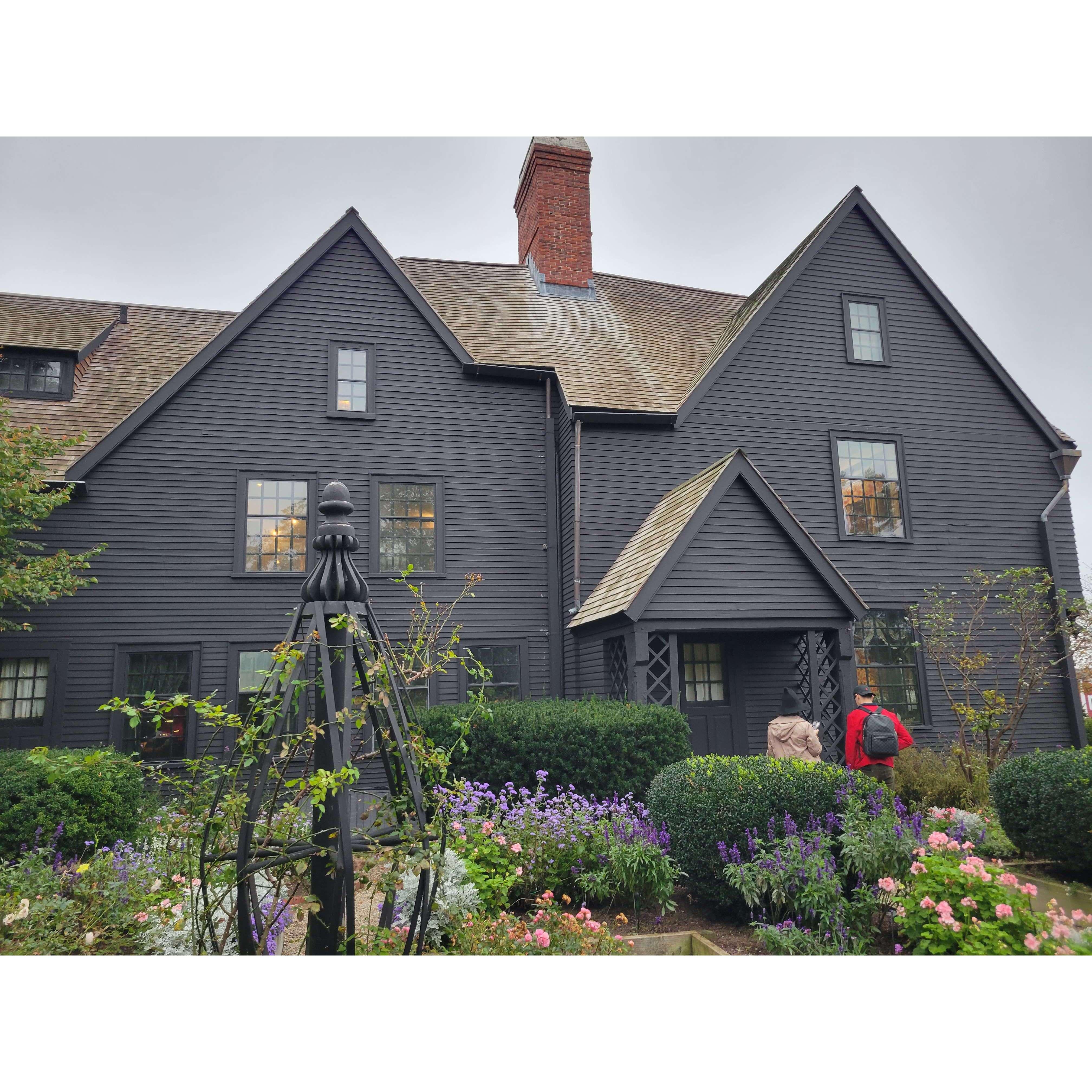 House of the Seven Gables, where he popped the question!