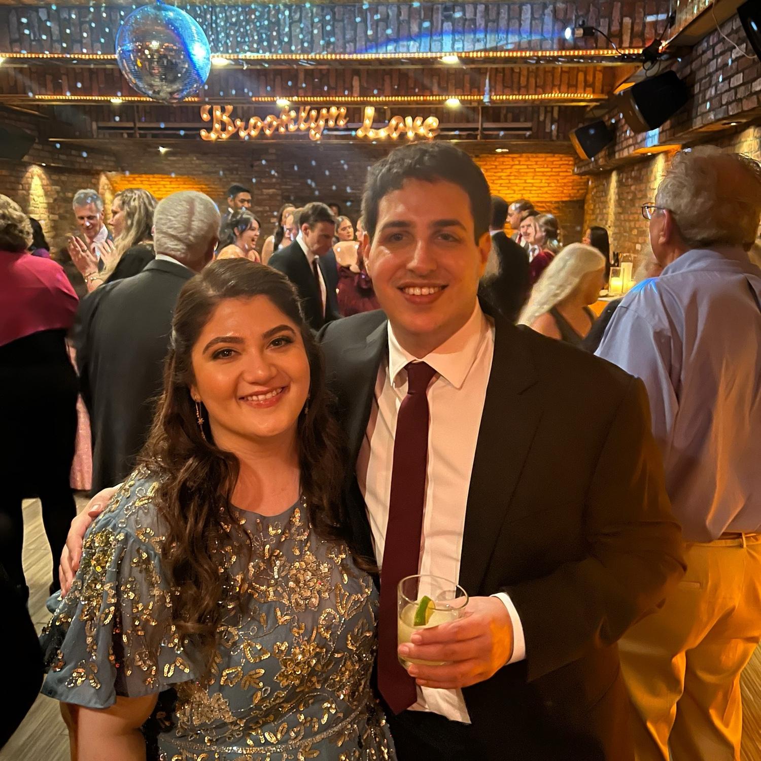 Adam & Hannah’s wedding reception (featuring the frozen margarita)