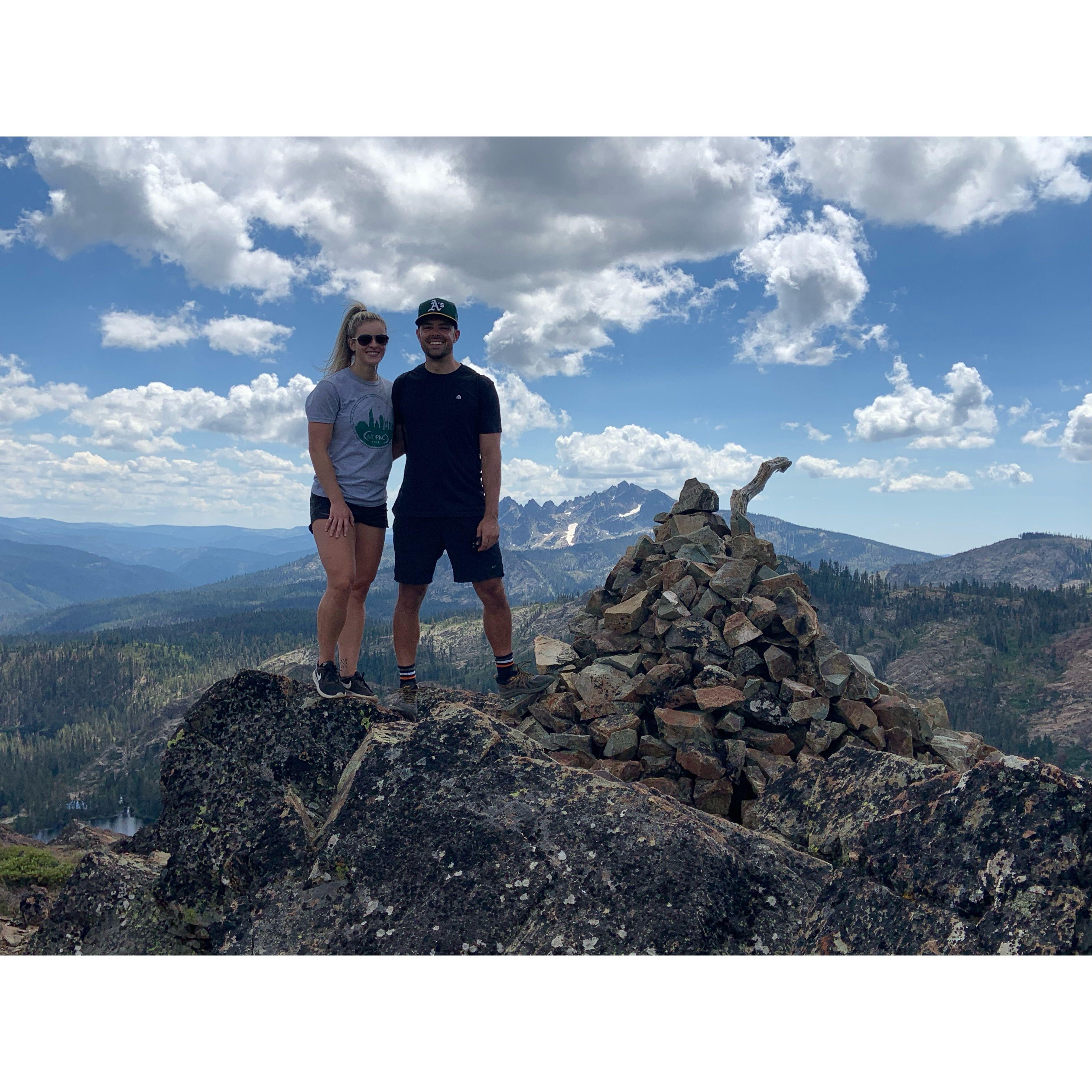 Life peaked at Salmon Lake and so did we. Told each other we loved one another.