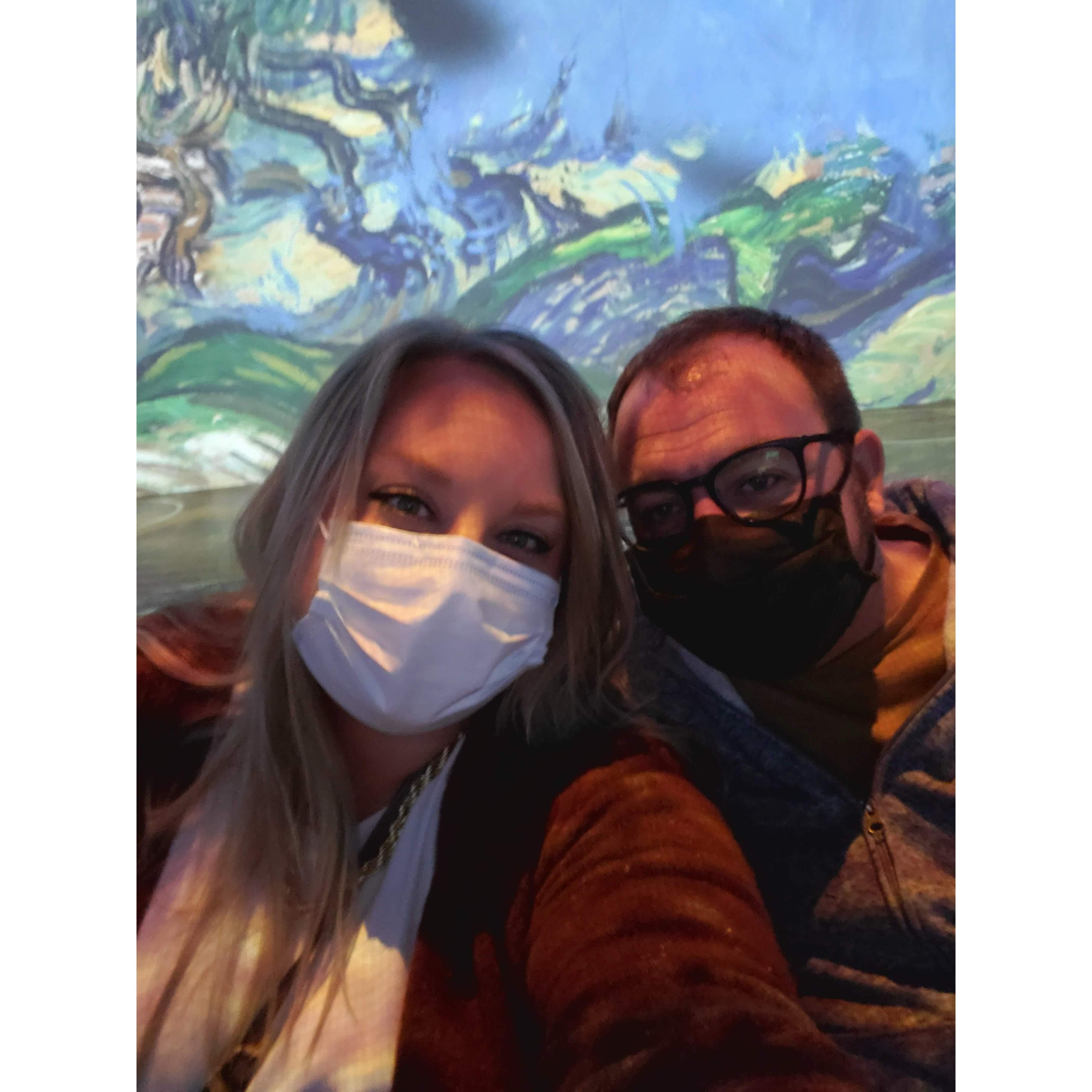 Sept. 2021 - immersive Van Gogh exhibit