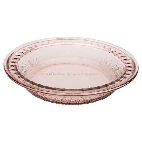 Anchor Hocking Laurel 9.5" Rosewater Pie Pan