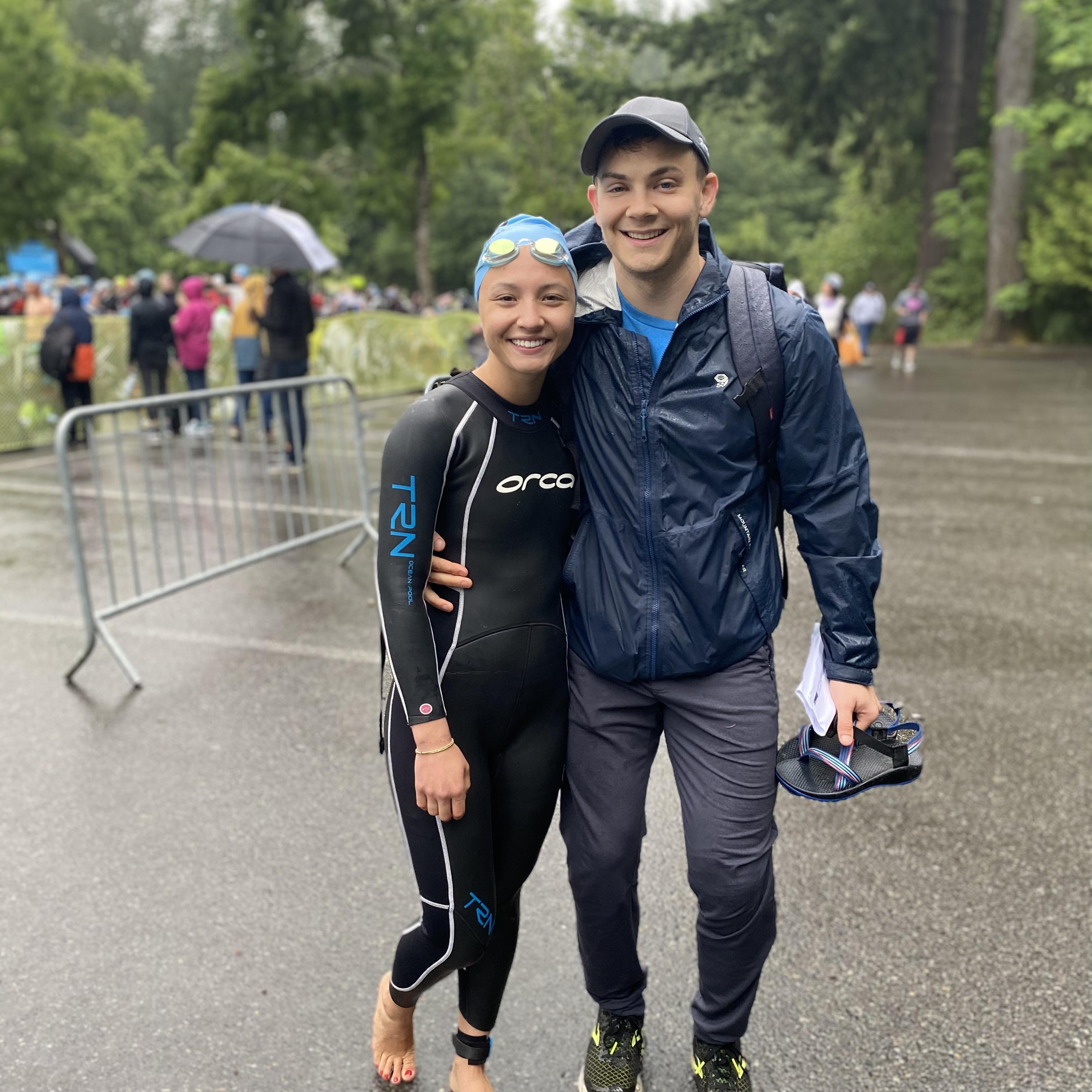 Biggest supporter through triathlon season