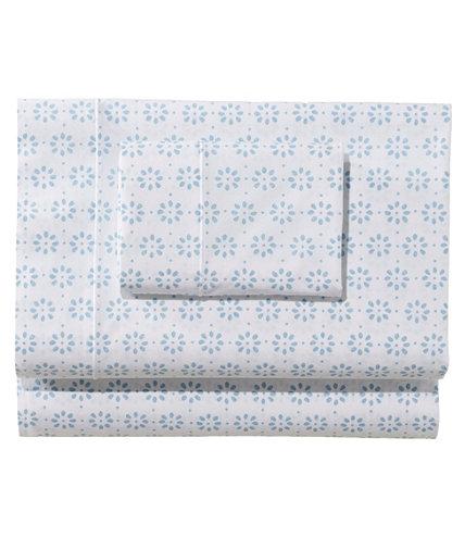Sunwashed Percale Sheet Collection, Print