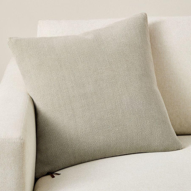 Sunwashed Chenille Pillow, 20" x 20", Seaglass