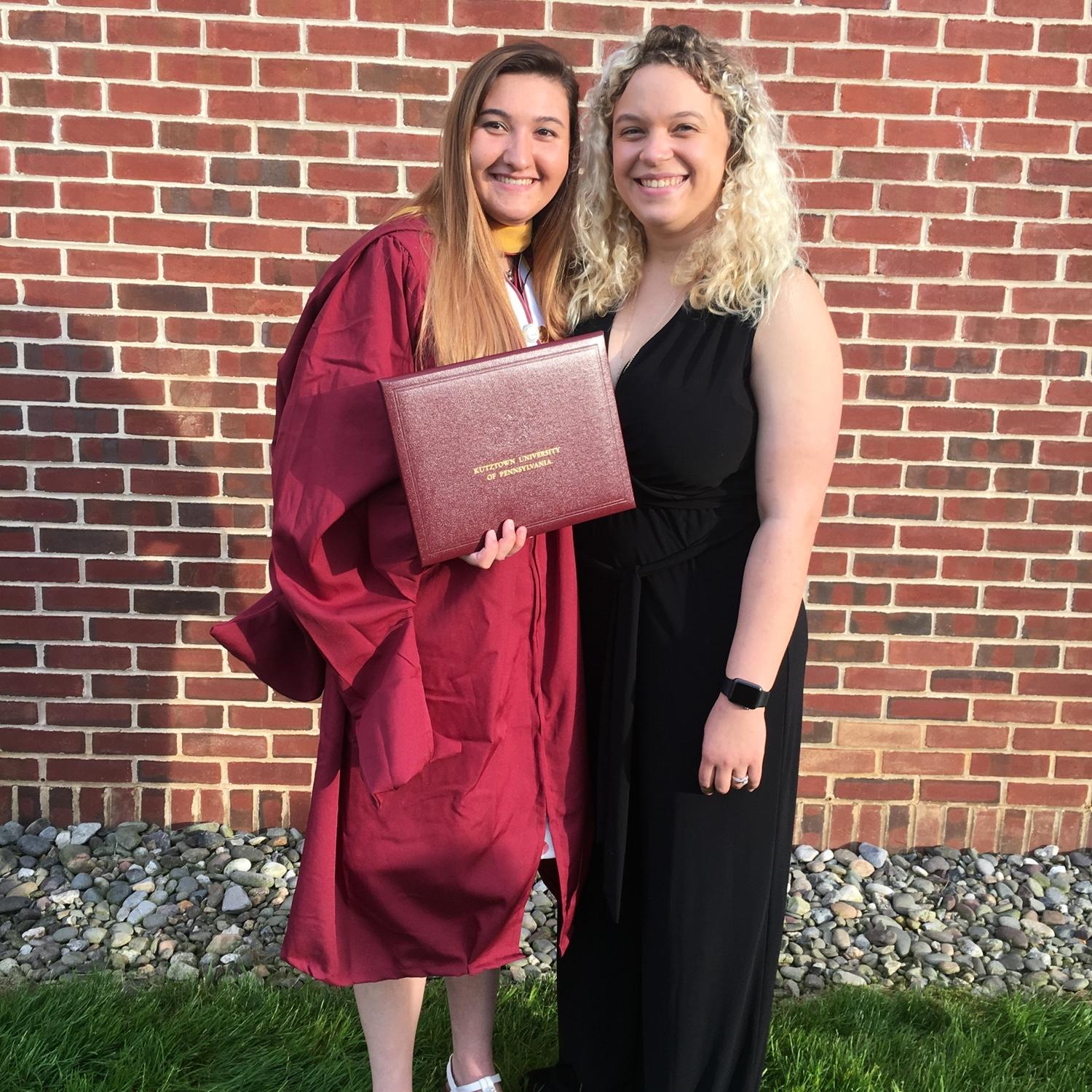 Amber supported me while graduating with my Masters degree!