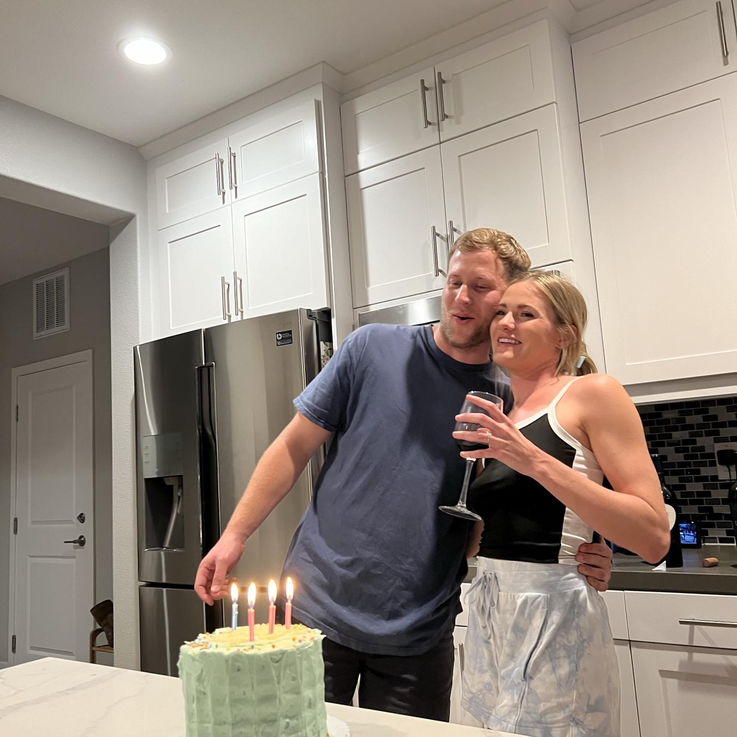 Kevin making Jenns 31st so special with Susie Cake (don’t worry we plan to have that at the wedding!)