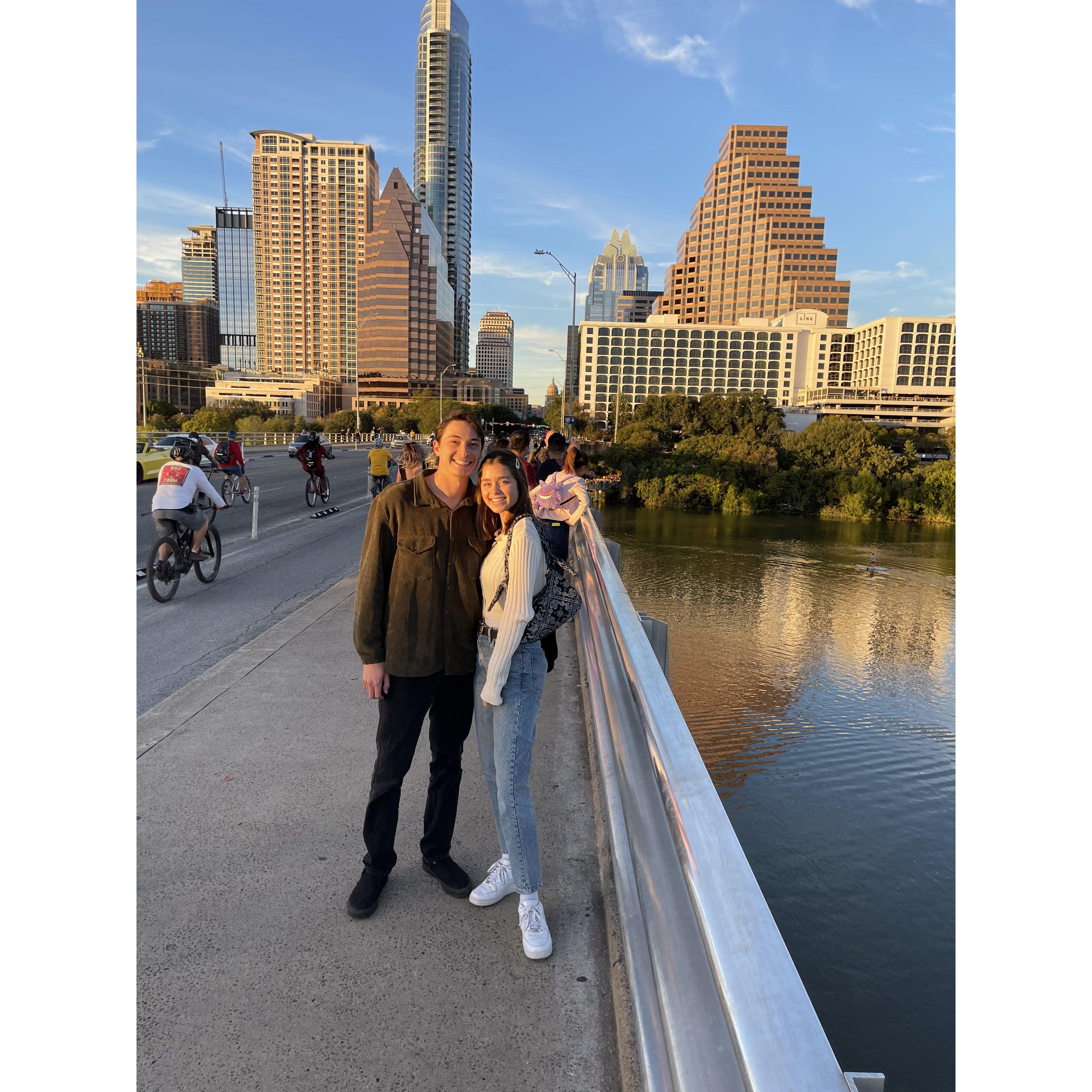 October 2021 - Clark and Sarah love Austin TX and it is one of their favorite cities in the US.