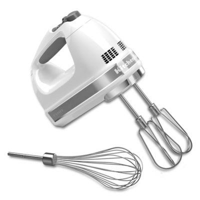 KitchenAid® 7-Speed Hand Mixer in White