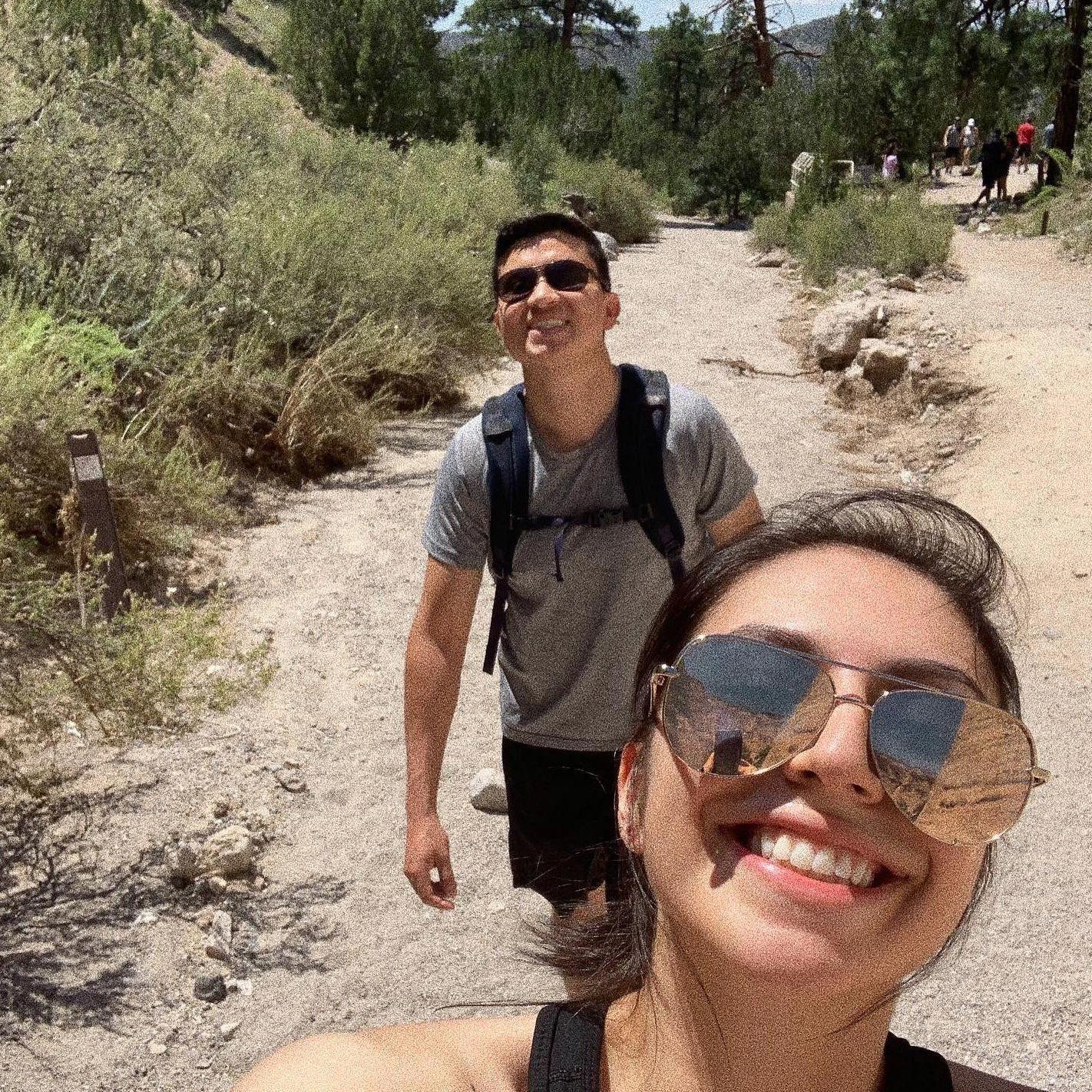Our countless hikes <3