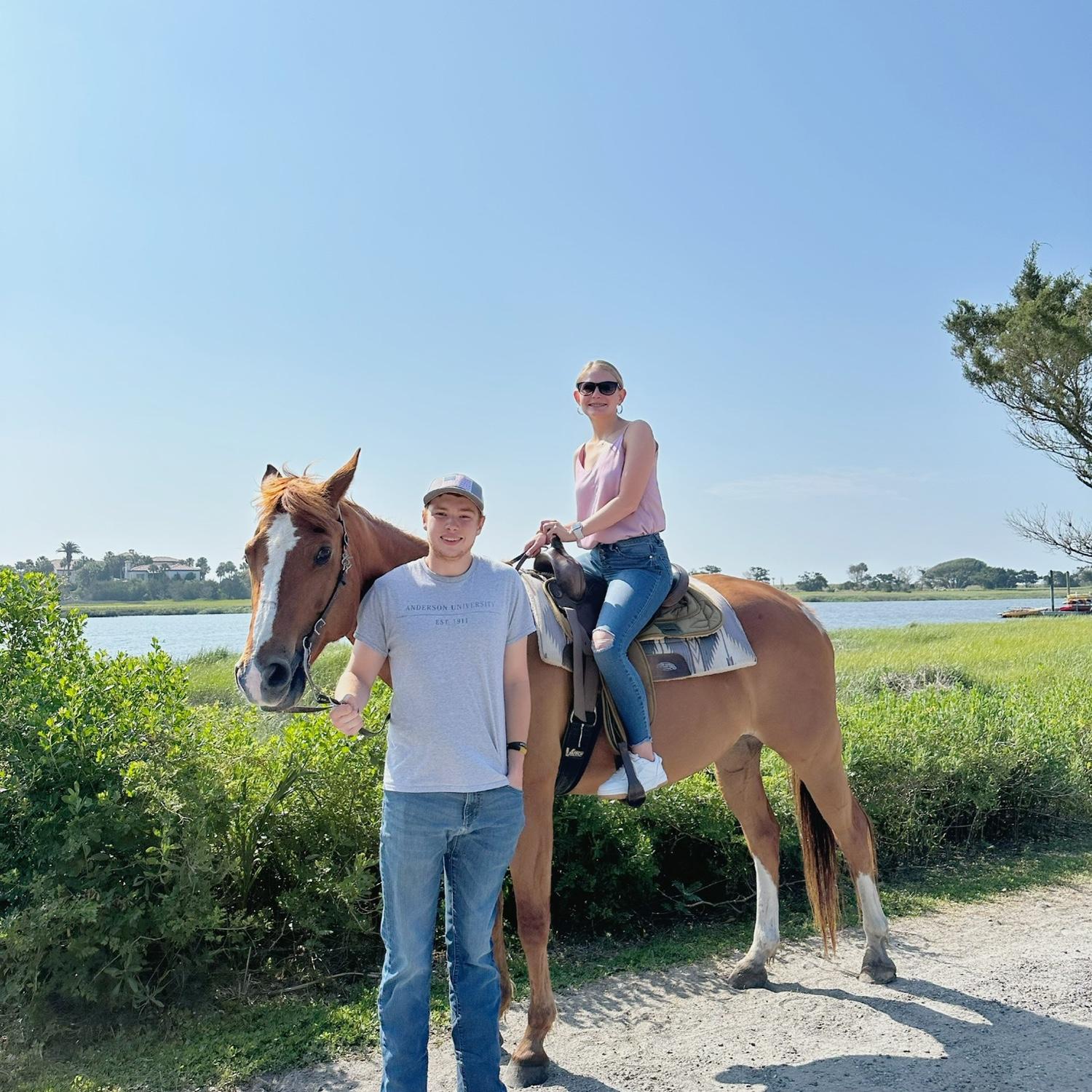 Horseback Ridding during Beach Getaway - May 10th, 2023