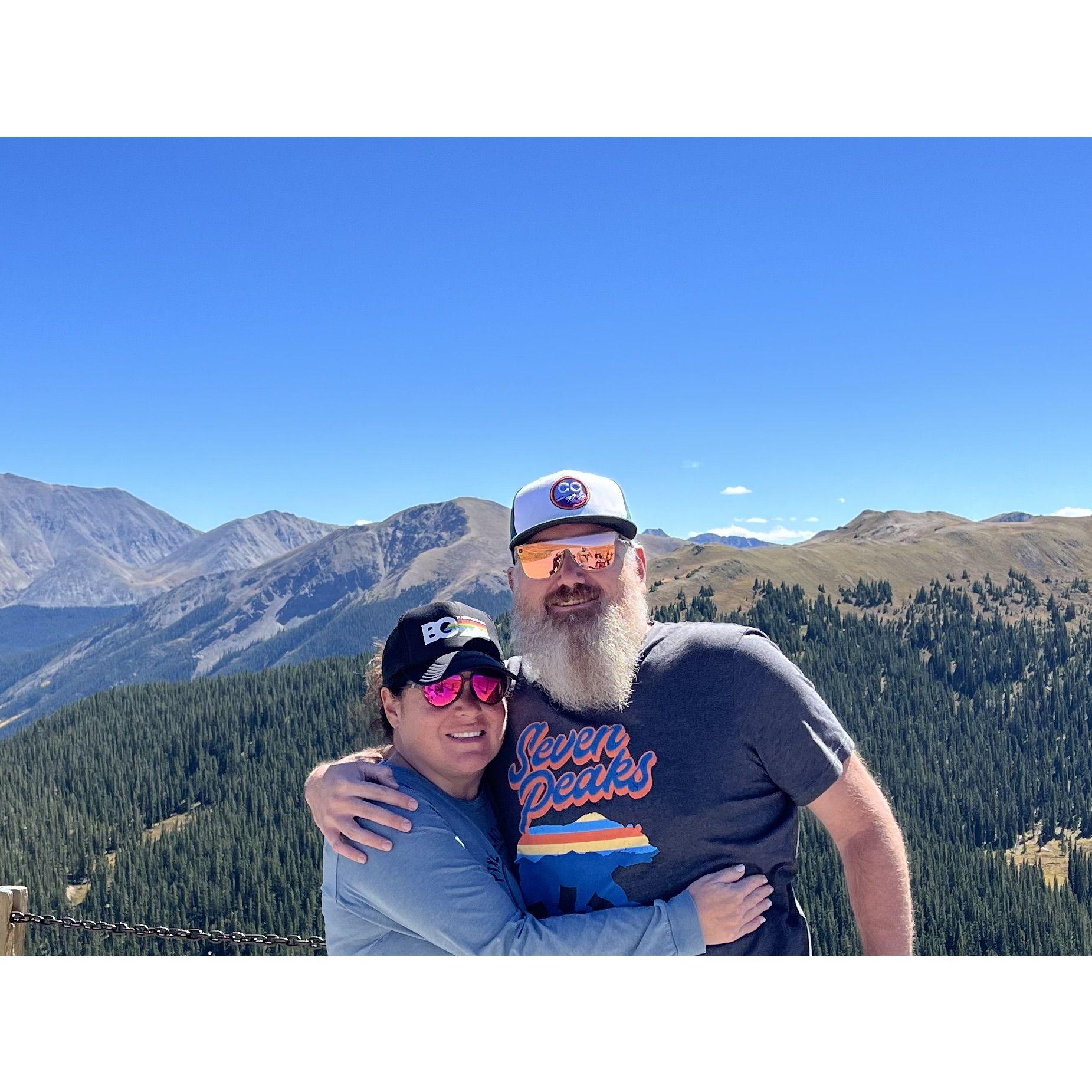 Summer stop at Independence Pass