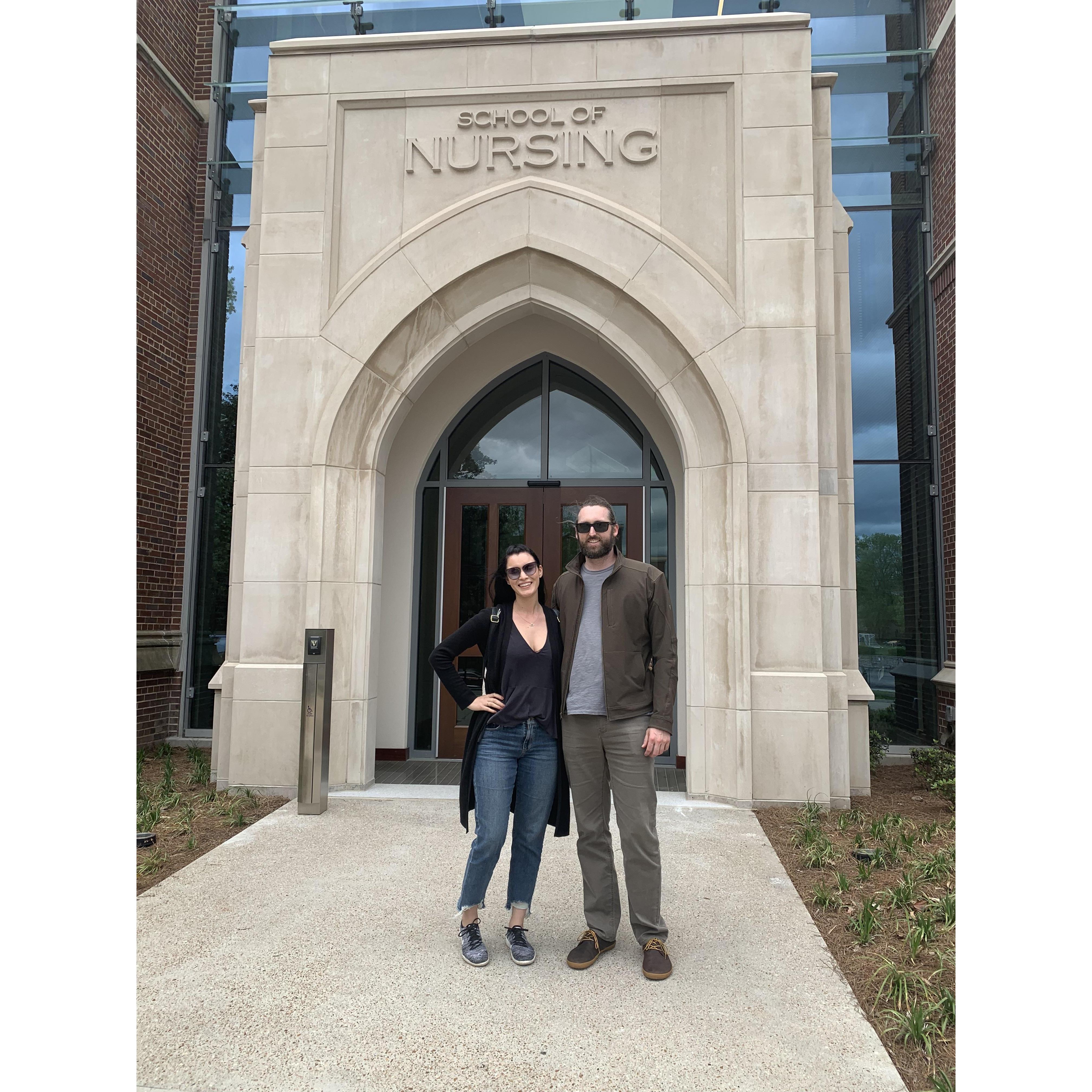 First time visiting Vanderbilt School of Nursing and looking for apartment.
April 2019