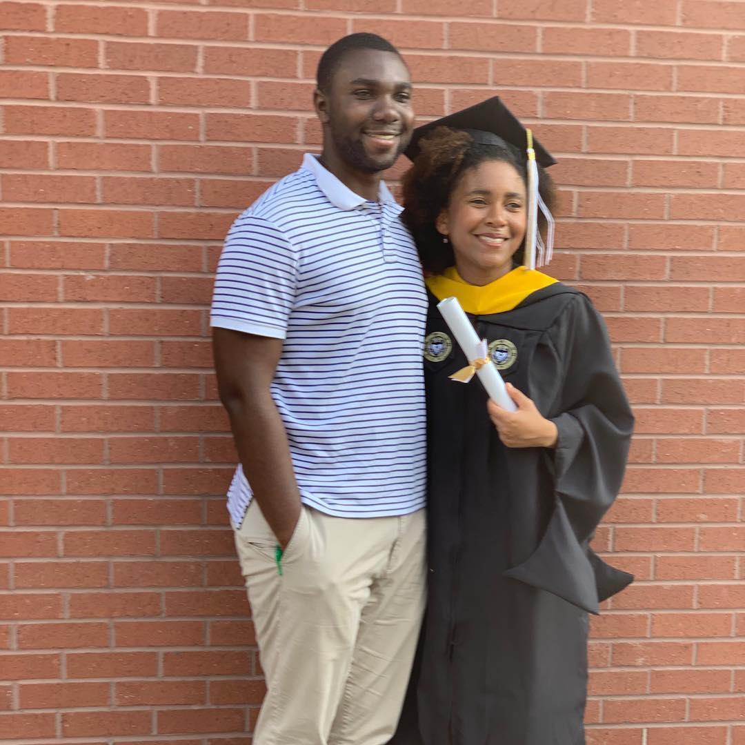 2018, Reagan obtains her masters degree