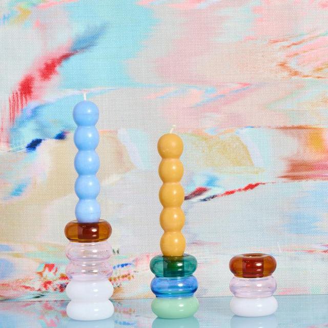 Pauline Candle Holder (Petite Blue)