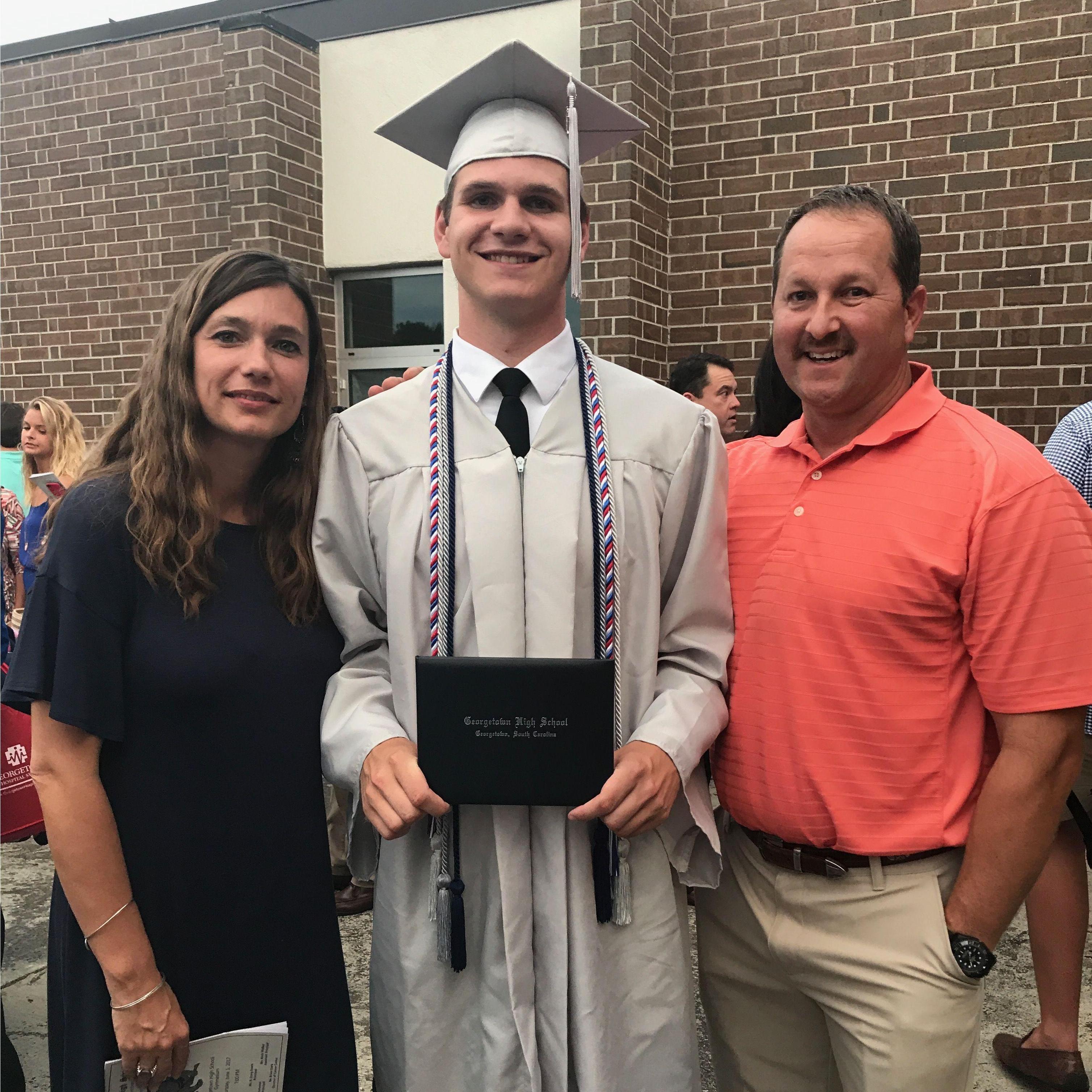 Proud Mama and Step-Dad 🎓