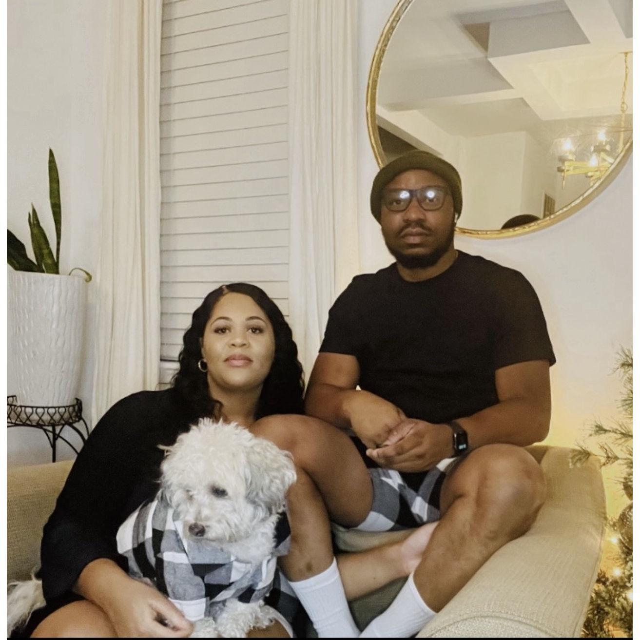 Our first Christmas together.