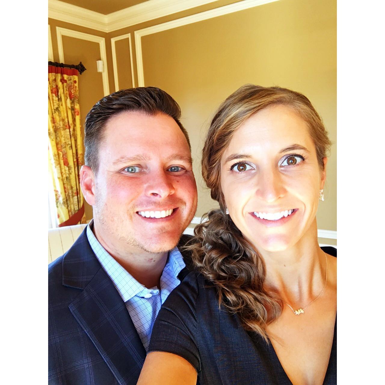 At Emily's wedding