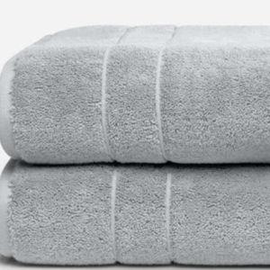 Super-Plush Turkish Cotton Bath Towels in Smoke