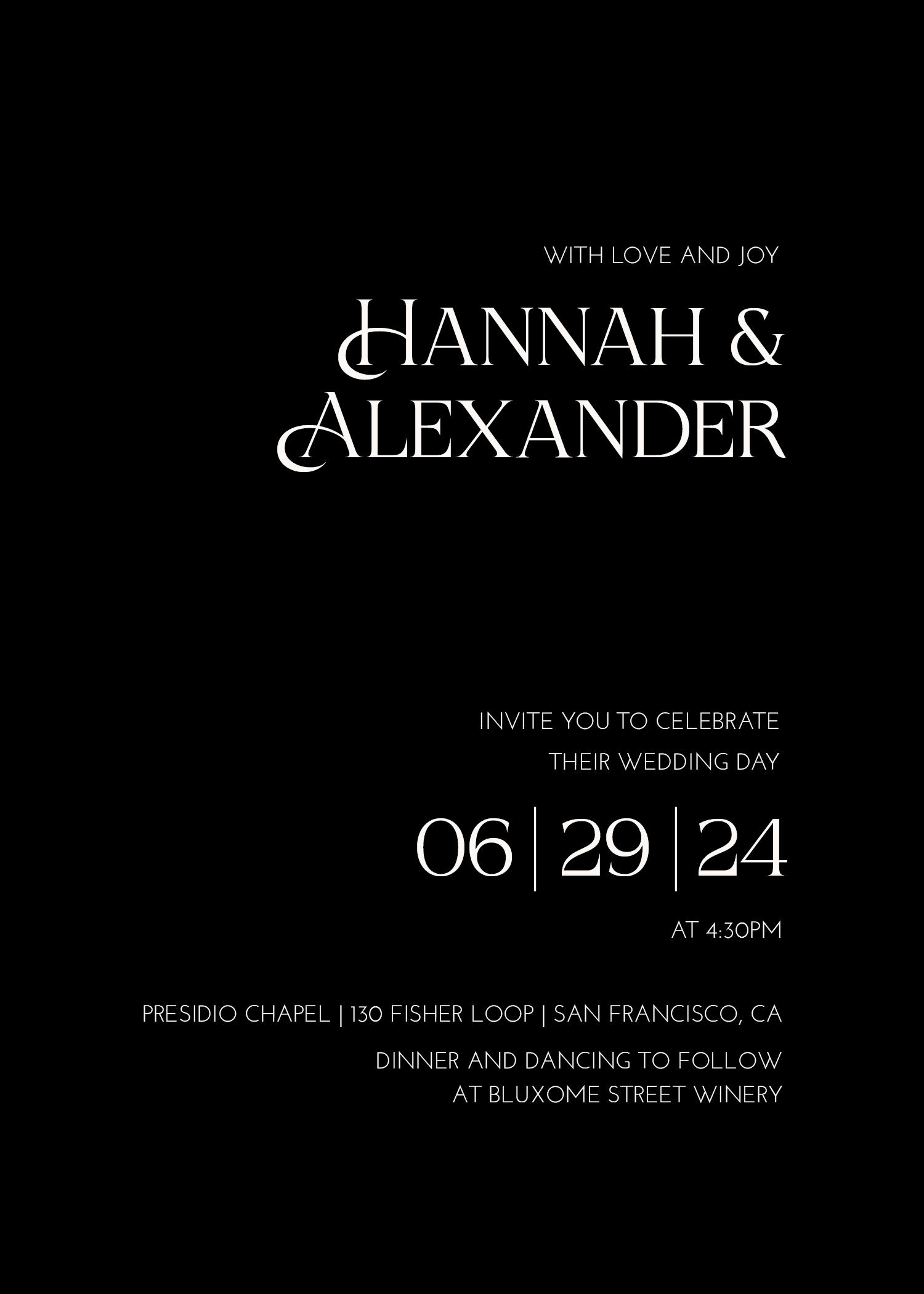 サルページ ウェディングシリーズ Ginami Landscape | Off-White | Zola Wedding Invitations