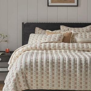 Nera Yarn Dye Jacquard Striped Quilt