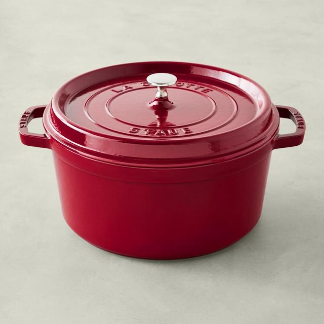 Staub Round Oven, 7-Qt., Cranberry