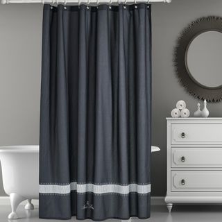 Circle in Square Shower Curtain