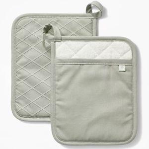 2pk Potholder - Sage Green