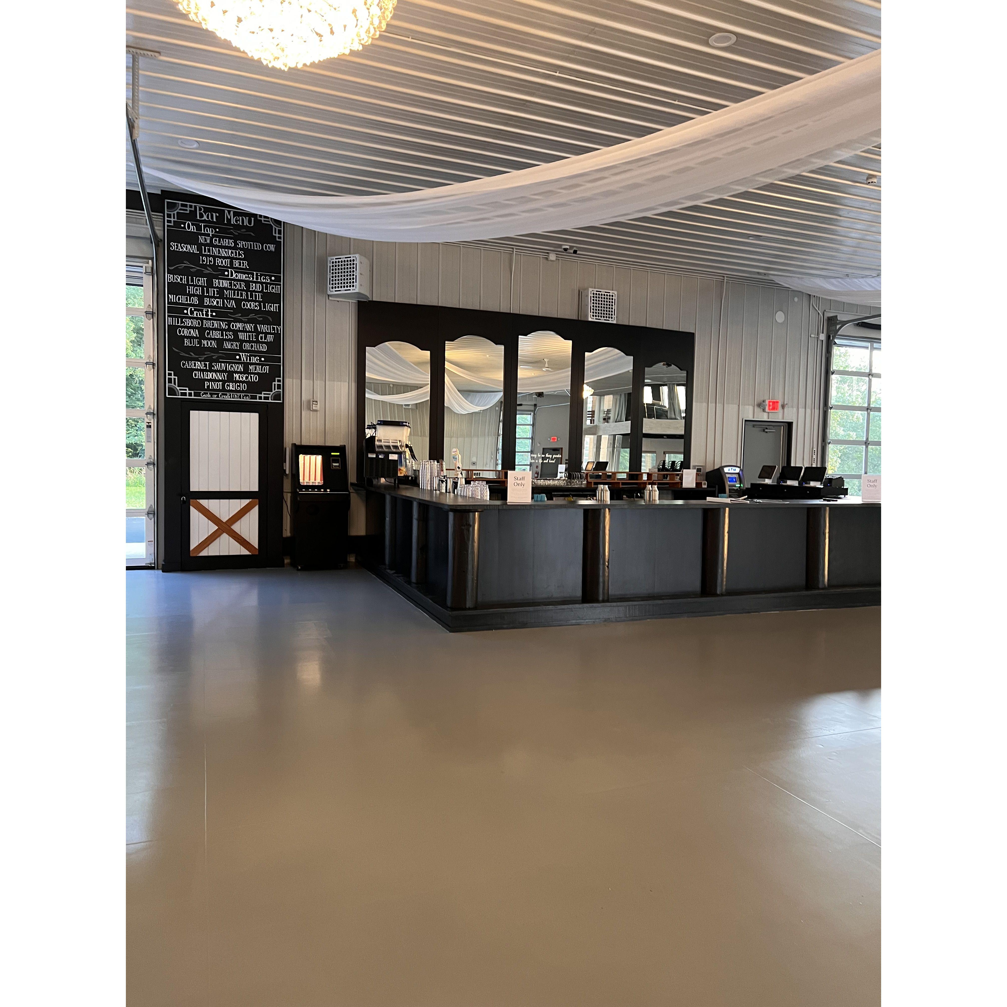 Just a little sneak peek of the venue :)