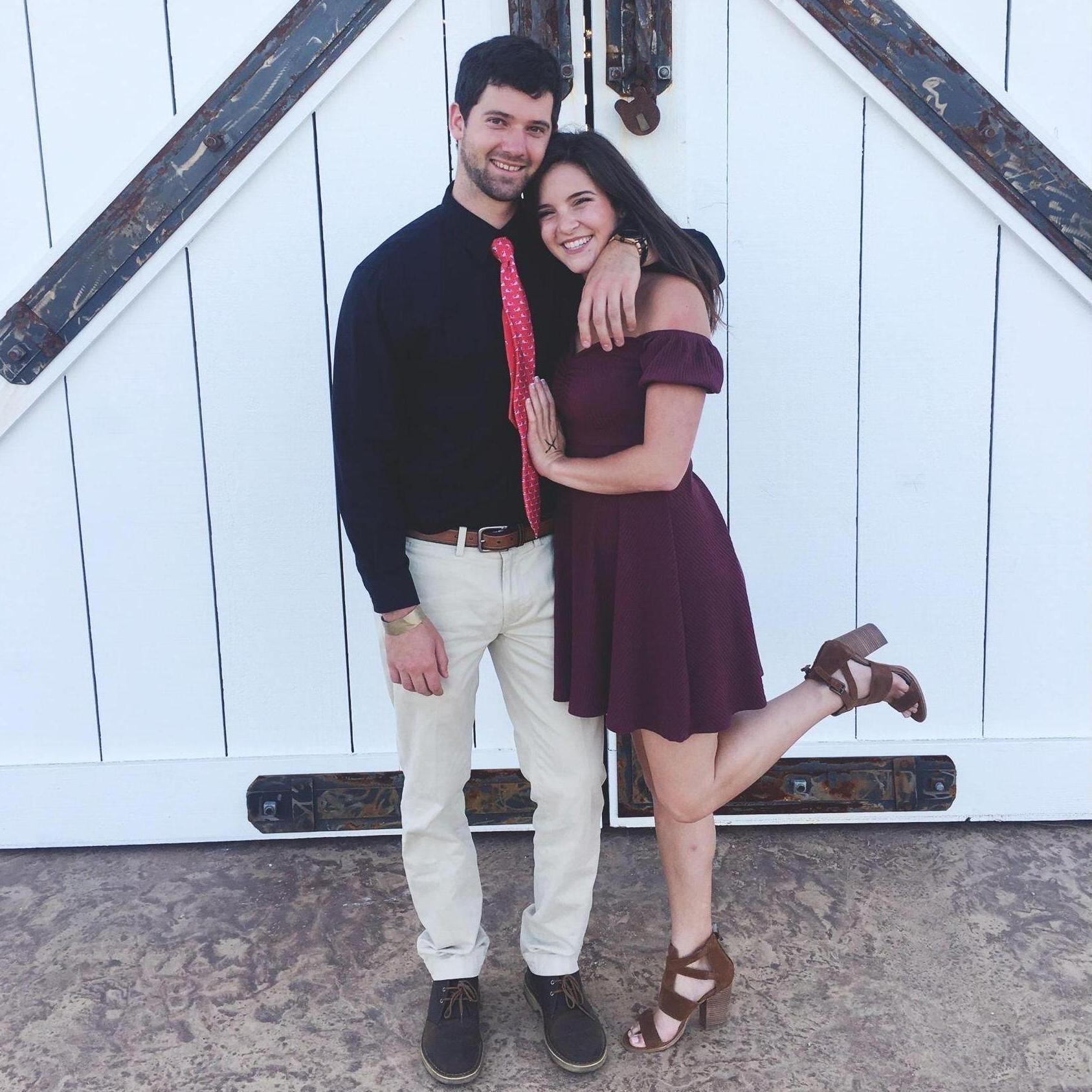 The first time we went to The White Barn to attend our first sorority formal event as an official couple!