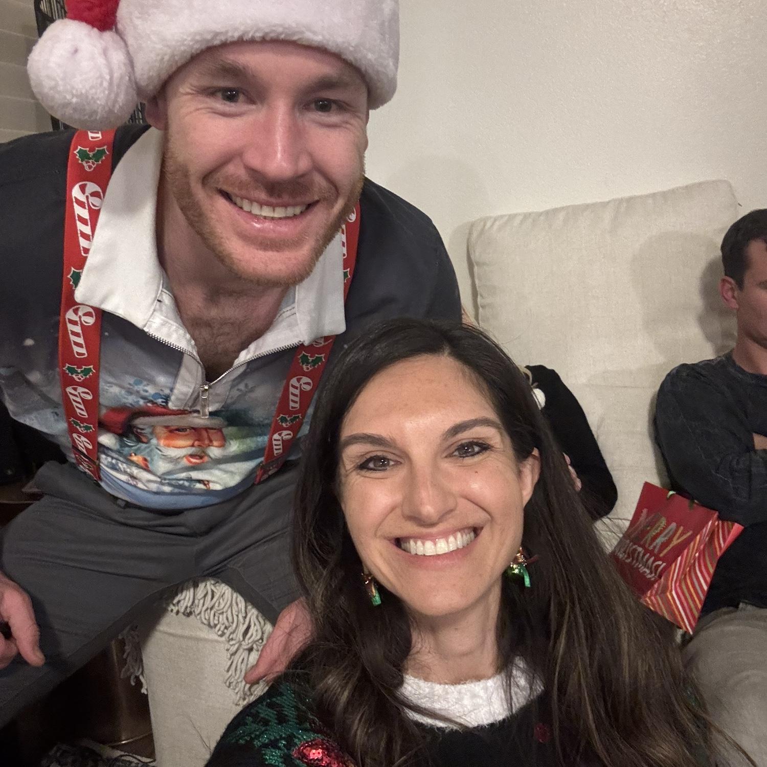 December 2024: 
Our second Christmas together, and second year hosting a party!