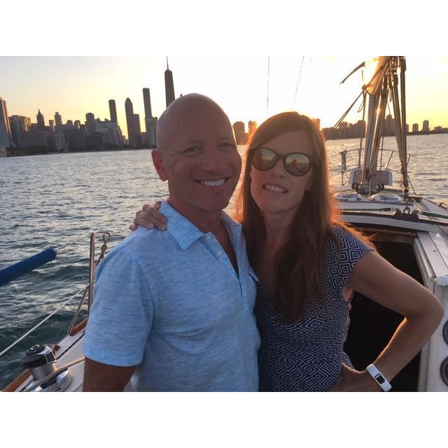 Just minutes before she said yes!