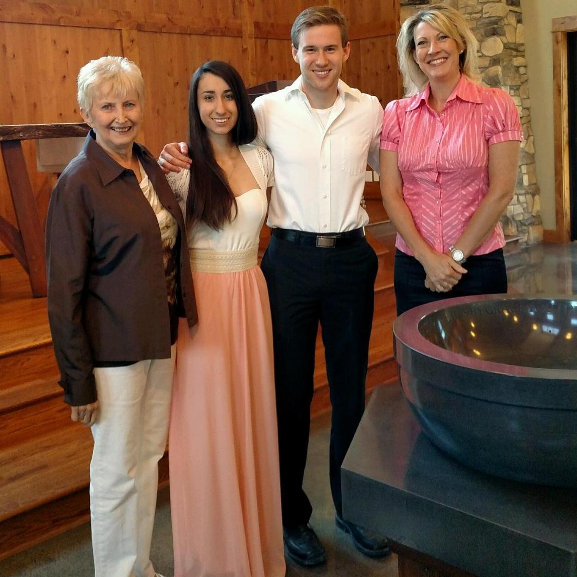 We were so thankful to have Mom and Grandma at our confirmation and baptism!