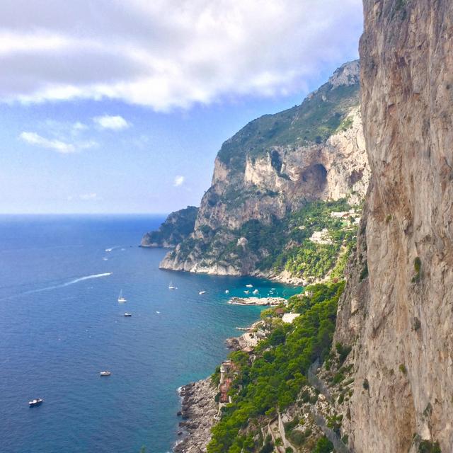 Boat tour of Capri