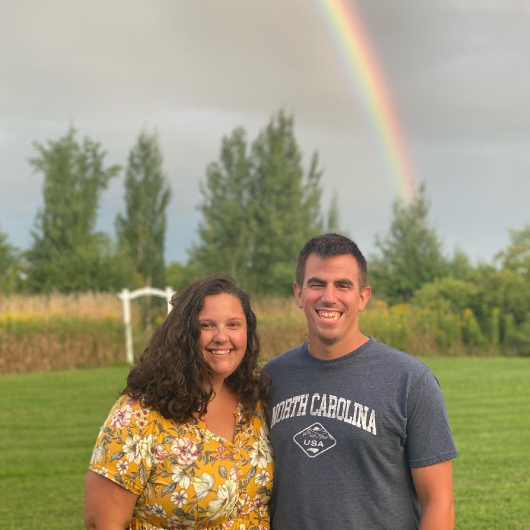 This beautiful shot was taken in 2021 at Caitlin's parents property, where the wedding will take place!