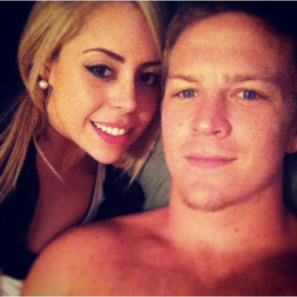 Our first photo together. Officially dating 10/10/14