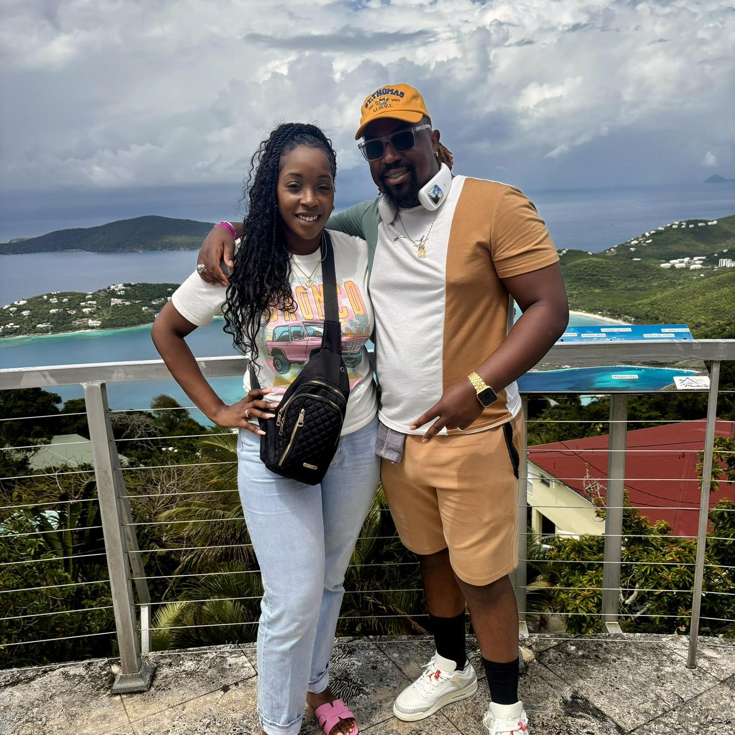 Visiting Mountain Top in ST. Thomas