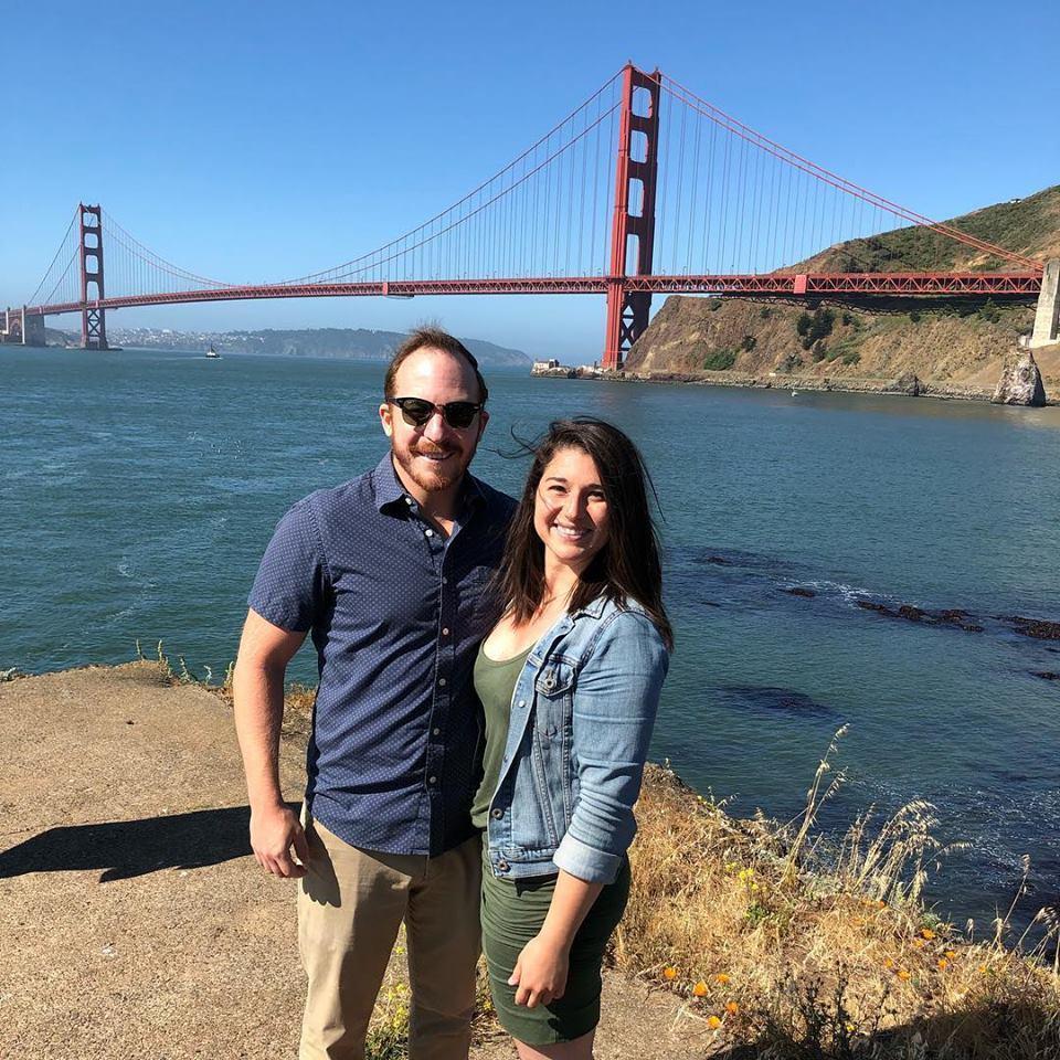 Just before we set off for Sean's birthday winery tour at his old stomping grounds (no pun intended) of Sonoma County